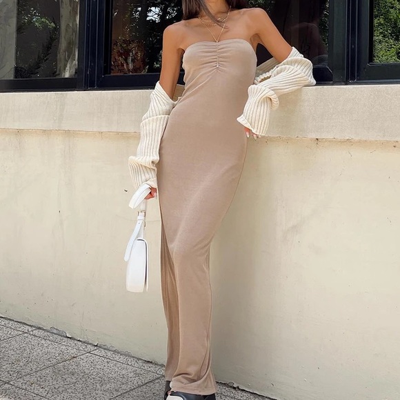 Princess Polly strapless Charm Dress - Picture 1 of 7